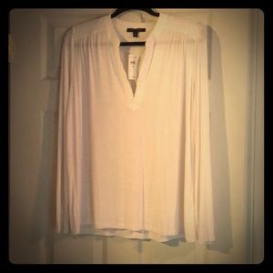 Lovely White Banana Republic Top - NWT